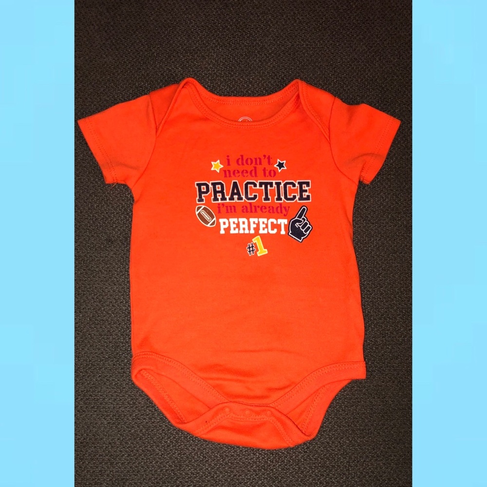 Infant onesie 🧡
